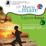 volantino ufficiale marcia del mare 2014 lignanolonga