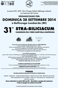 volantino corsa 31a strabiliciacum 2014