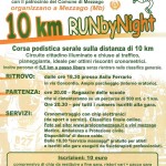 volantino corsa 10km run by night mezzago 2015