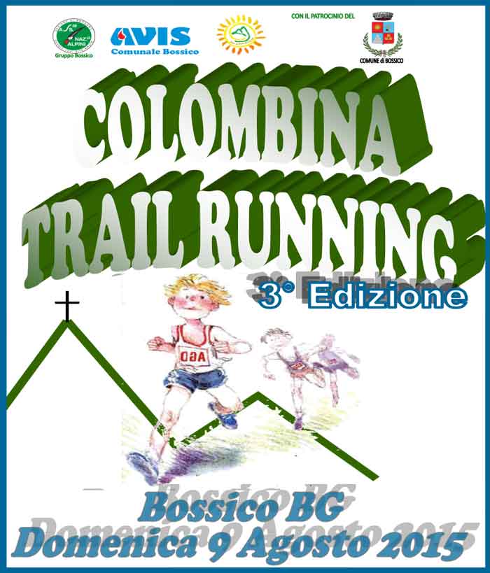 volantino corsa colombina trail running 2015