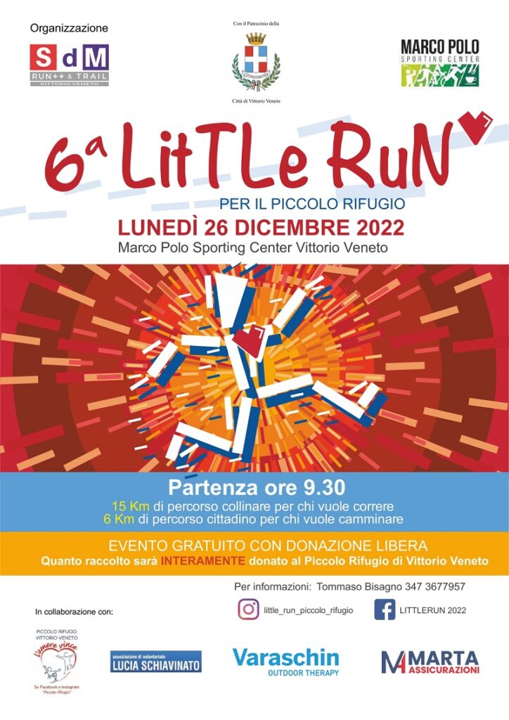6° Little Run - Tutti insieme per il Piccolo Rifugio a Vittorio Veneto